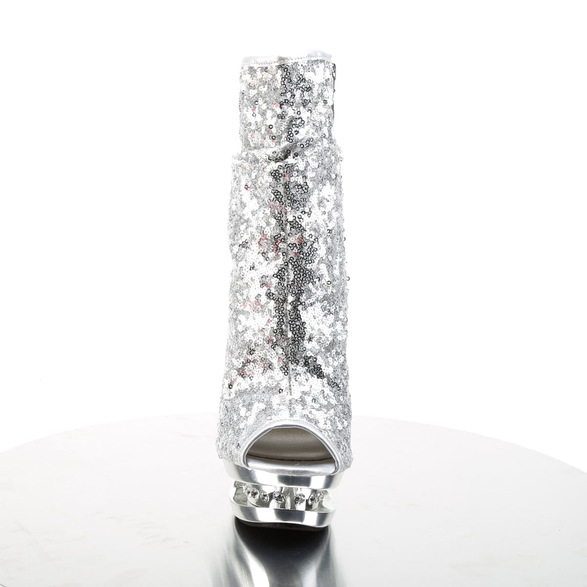 BLONDIE-R-1008 Silver Sequins/Silver Chrome