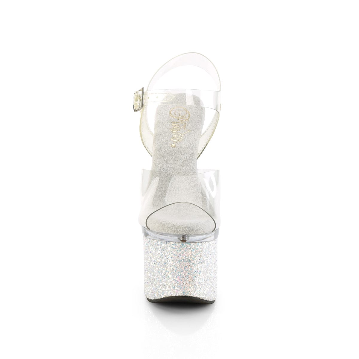 ESTEEM-708LG Clear/Clear-White Multi Glitter