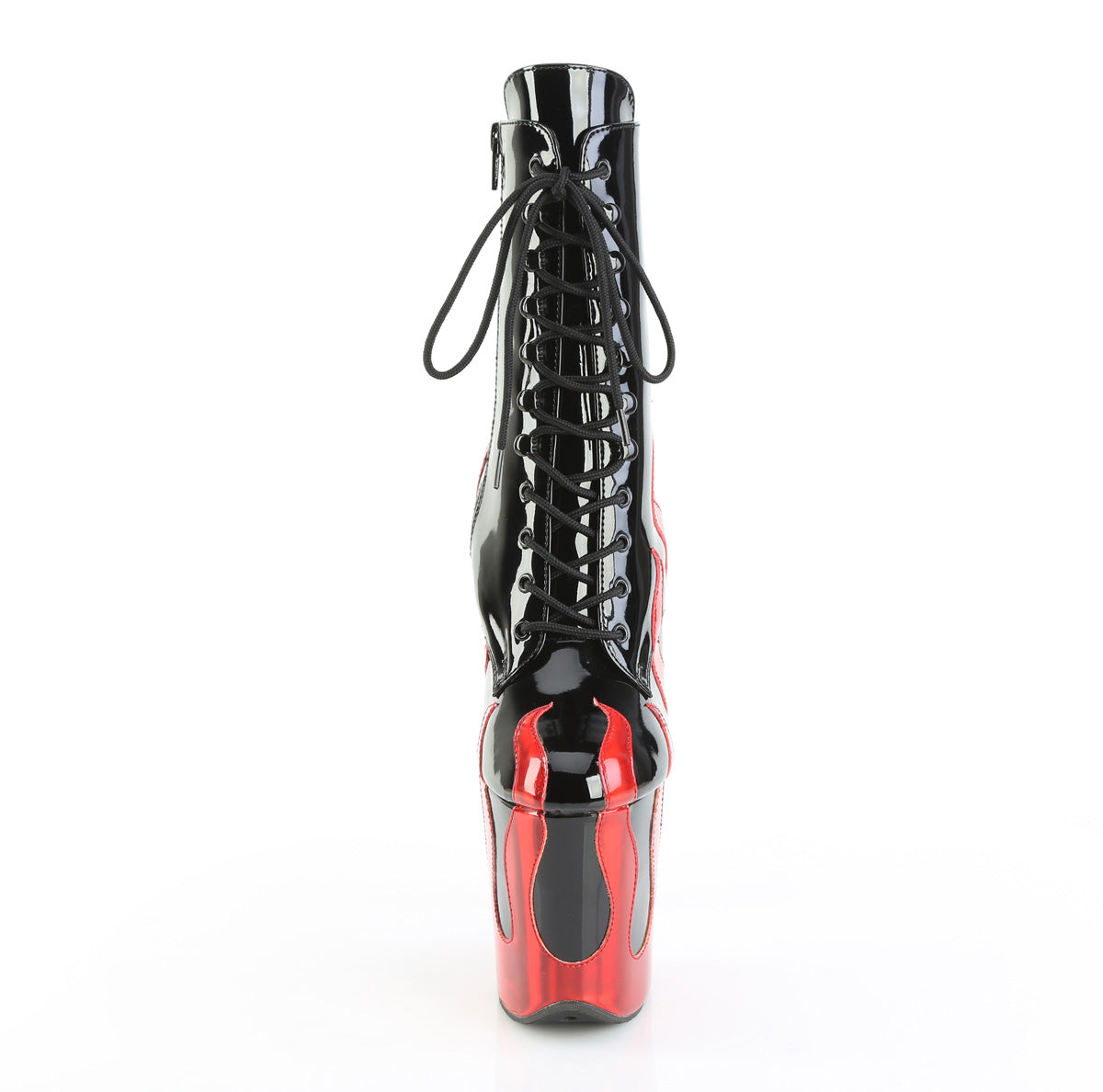 FLAMINGO-1020FLM Black Pat-Red Metallic Pu/Black-Red Metallic Pu