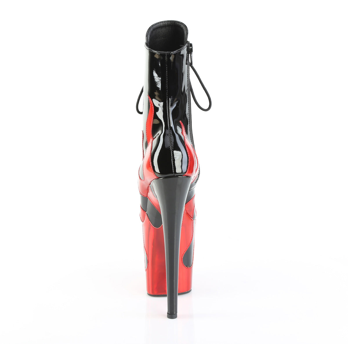 FLAMINGO-1020FLM Black Pat-Red Metallic Pu/Black-Red Metallic Pu