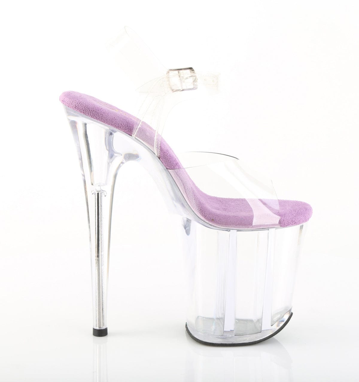 FLAMINGO-808 Platform Shoes Clear-Lavender/Clear