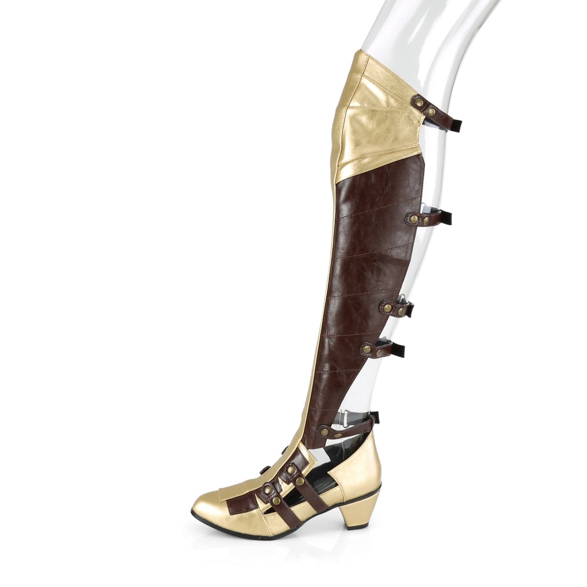 MAIDEN-8830 Brown-Gold Pu