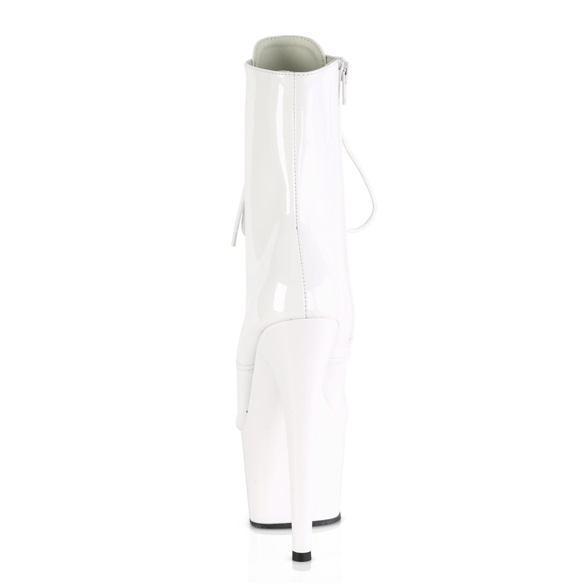 ADORE-1020 White Patent/White Ankle Boot Pleaser US Size (Women's): 5