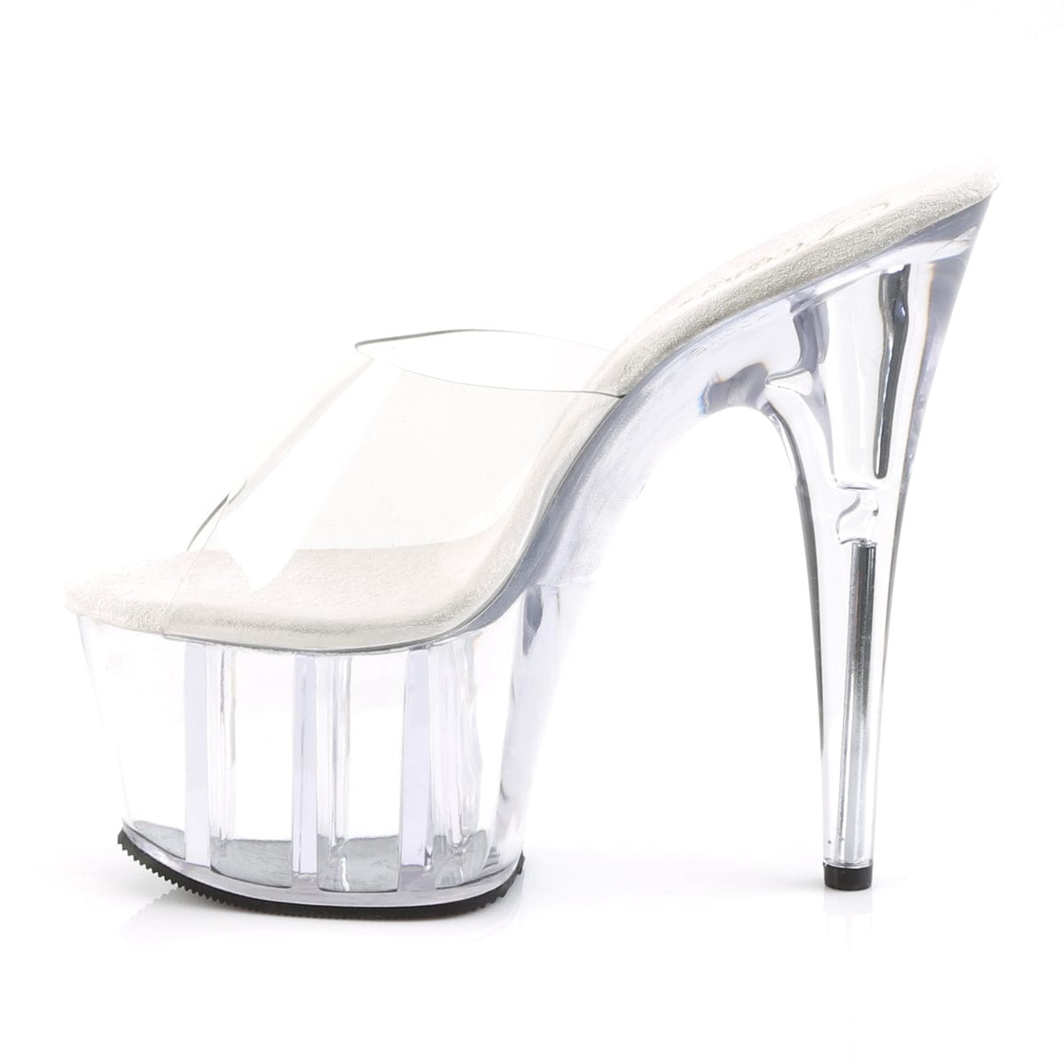 ADORE-701 Clear/Clear Slide Pleaser US Size (Women's): 5