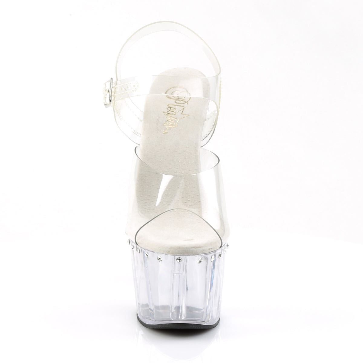 ADORE-708LS Clear/Clear Platform Sandal Pleaser US Size (Women's): 5
