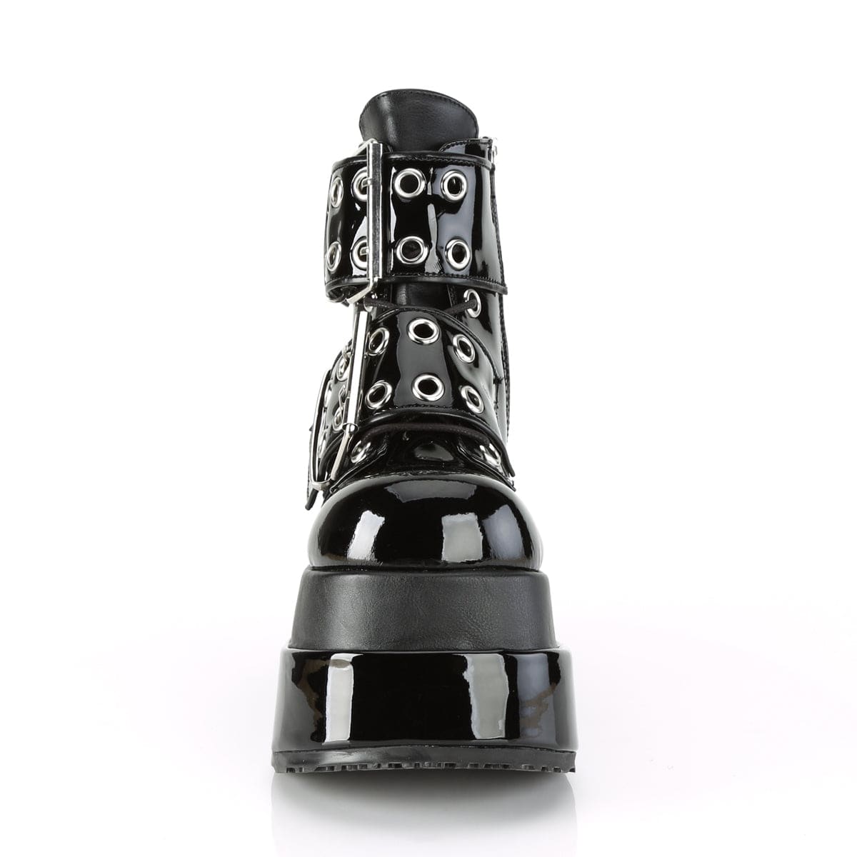 BEAR-104 Black Patent -Vegan Leather Demonia US Size (Women's): 6