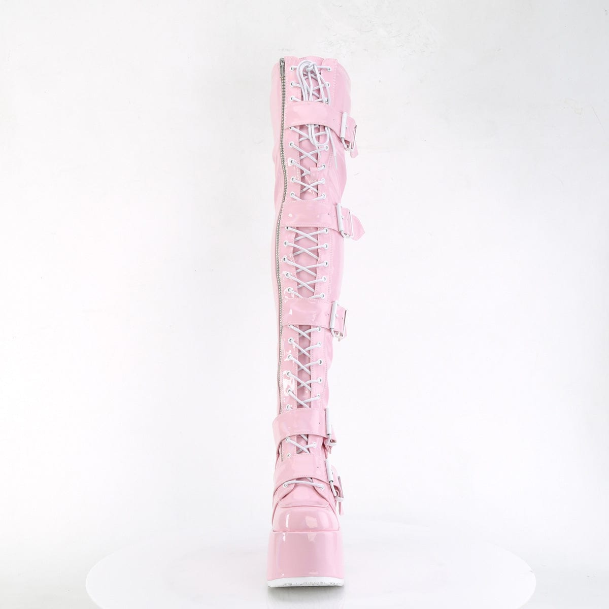 CAMEL-305 Baby Pink Stretch Hologram Sale Demonia US Size (Women's): 6