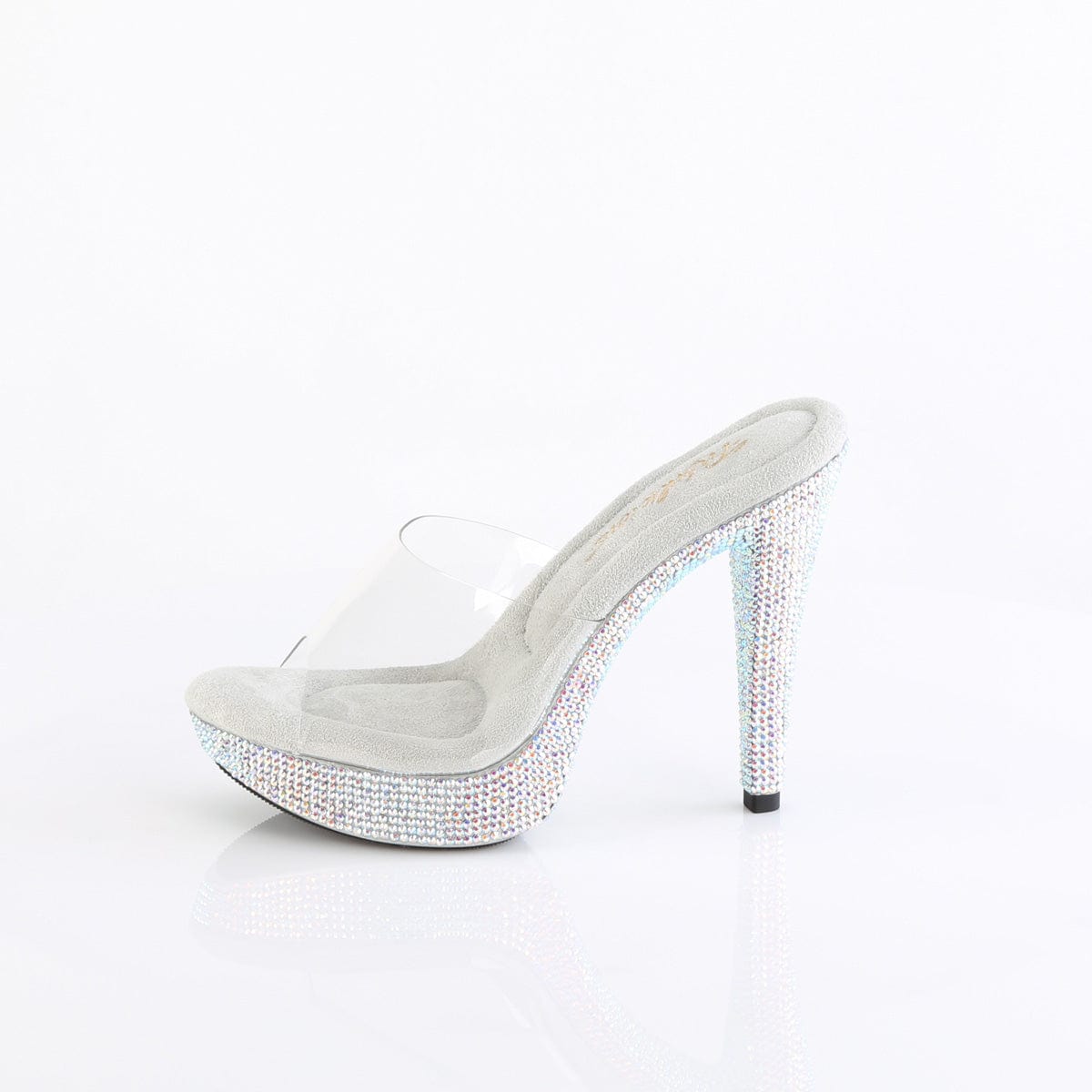 COCKTAIL-501DM Clear/Silver Multi Rhinestones CURRENT Fabulicious US Size (Women's): 5