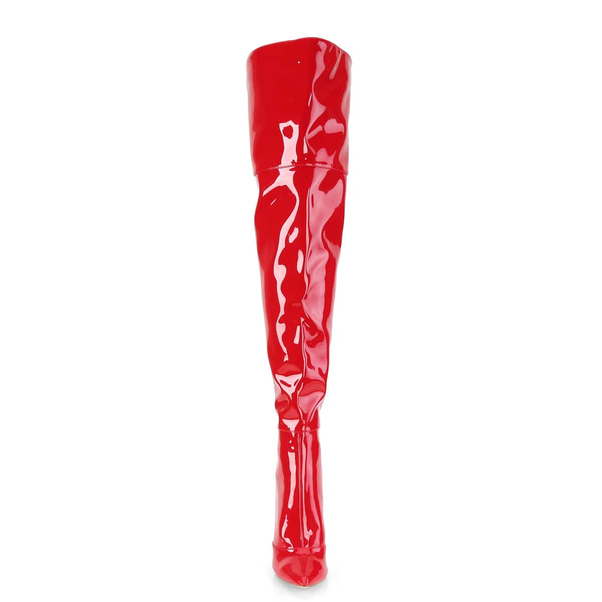 COURTLY-3012 Red Patent Thigh Boot Pleaser US Size (Women's): 6