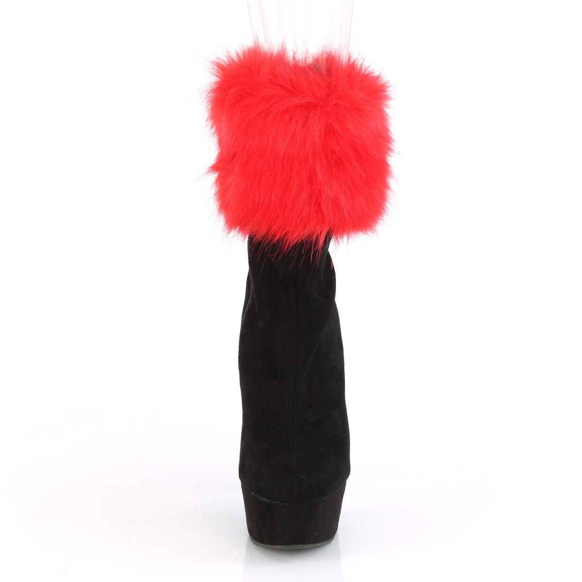 DELIGHT-1000 Black Faux Suede/Black Faux Suede Ankle Boot Pleaser US Size (Women's): 5