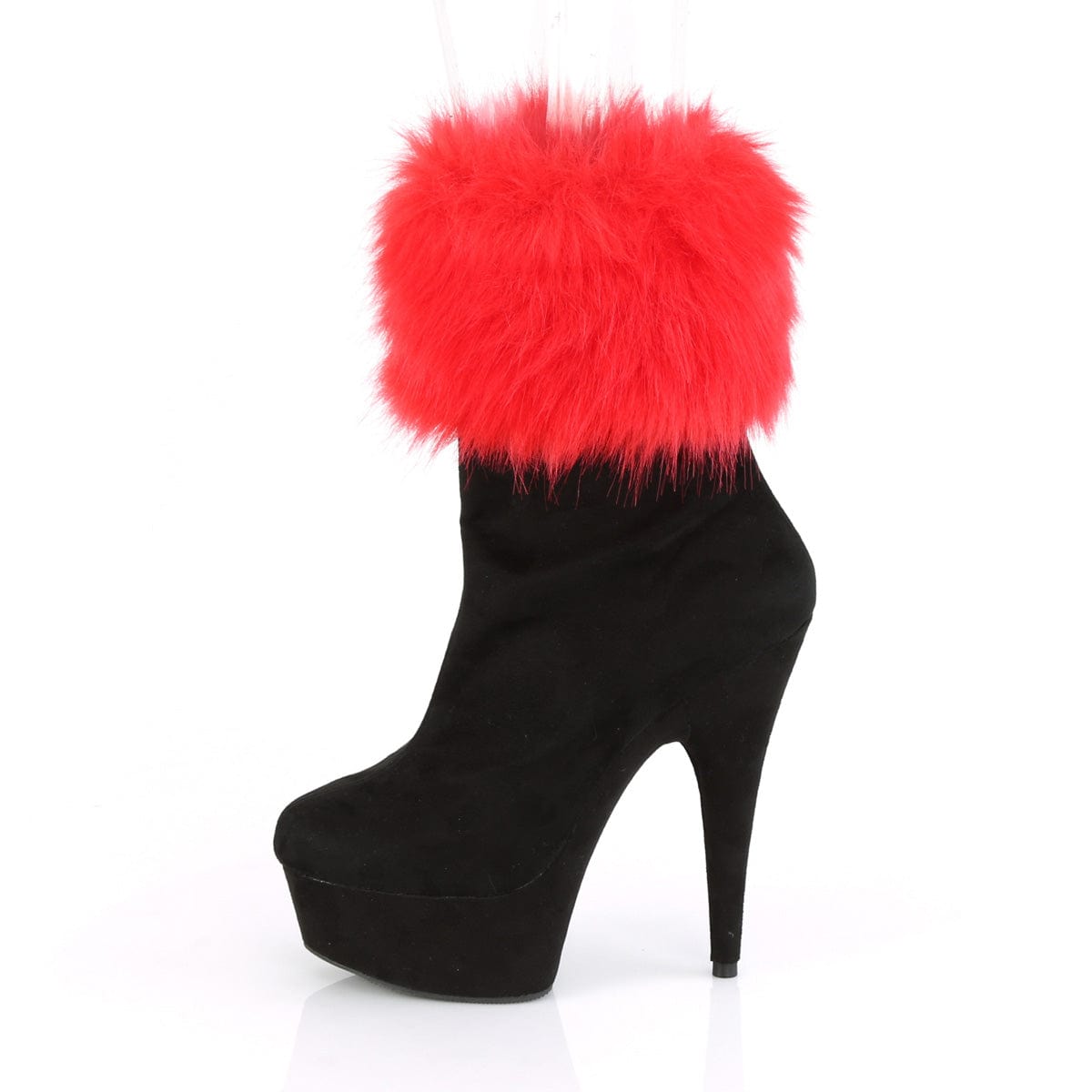 DELIGHT-1000 Black Faux Suede/Black Faux Suede Ankle Boot Pleaser US Size (Women's): 5