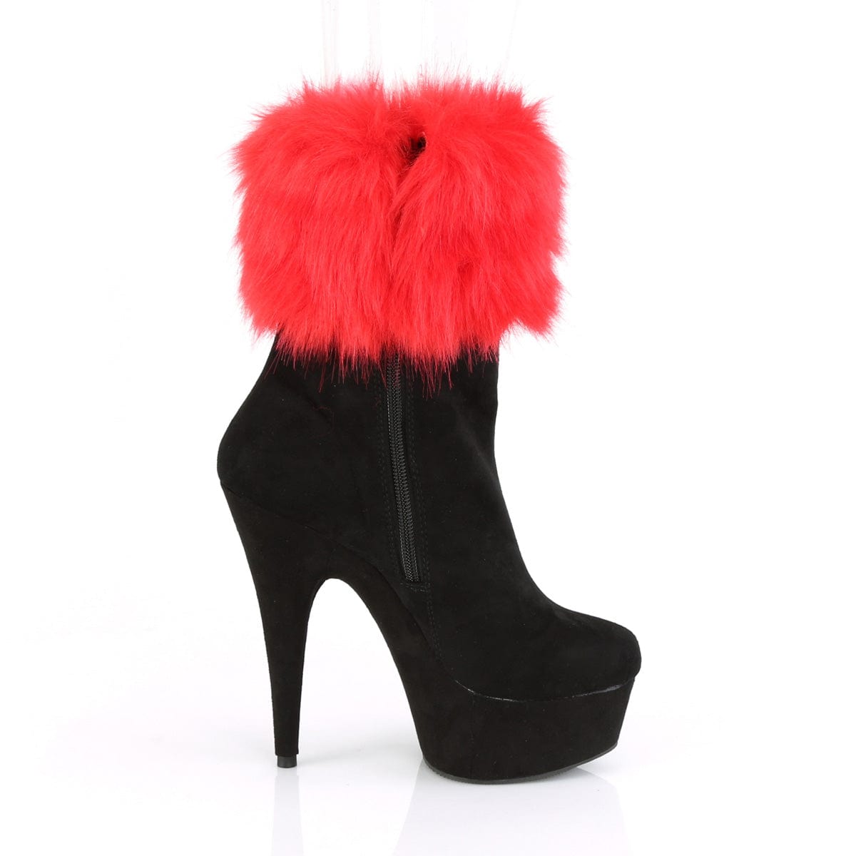 DELIGHT-1000 Black Faux Suede/Black Faux Suede Ankle Boot Pleaser US Size (Women's): 5