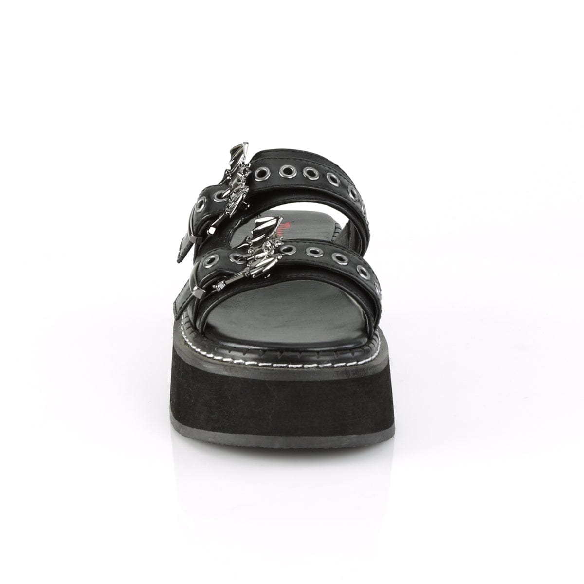 EMILY-100 Black Vegan Leather Demonia US Size (Women's): 6