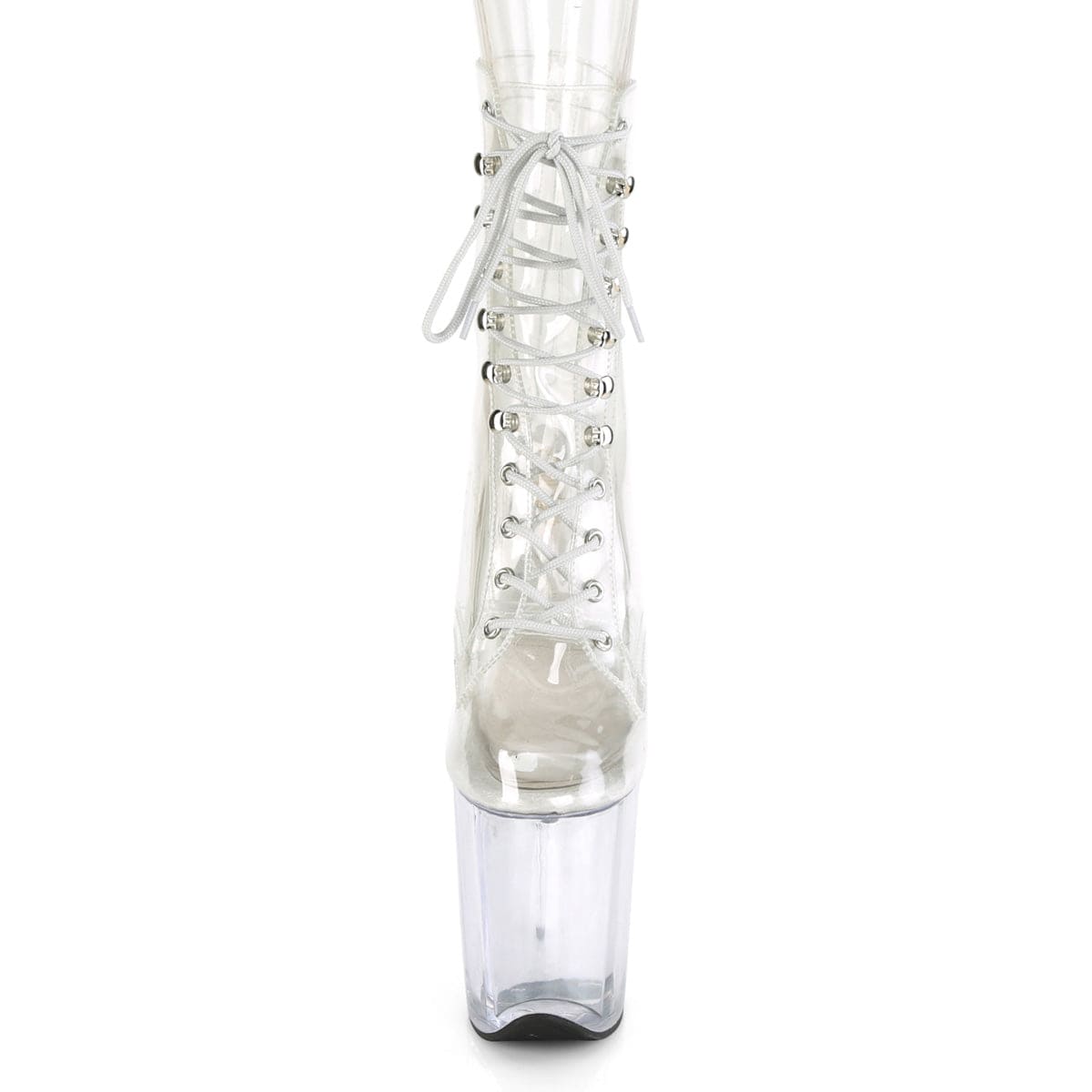 FLAMINGO-1020C Clear/Clear Ankle Boot Pleaser US Size (Women's): 5