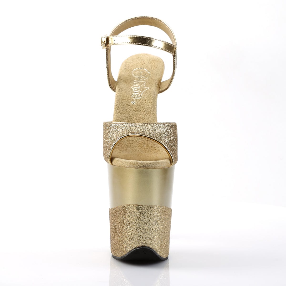 FLAMINGO-809-2G Gold Glitter/Gold-Glitter Sale Pleaser US Size (Women's): 5