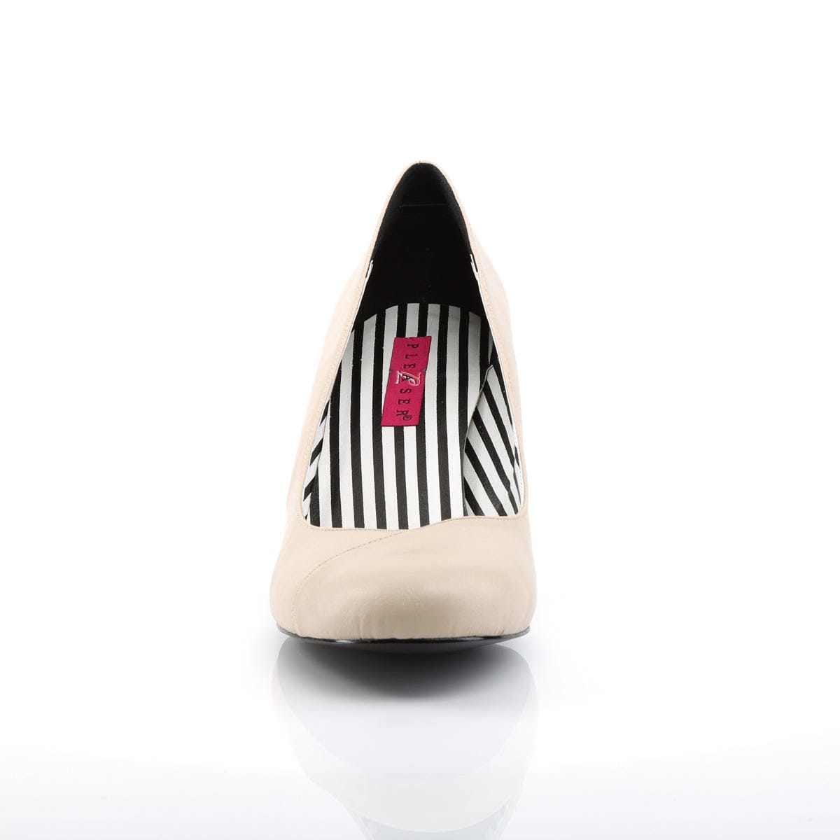 JENNA-01 Cream Faux Leather SALE Pleaser Pink Label US Size (Women's): 9