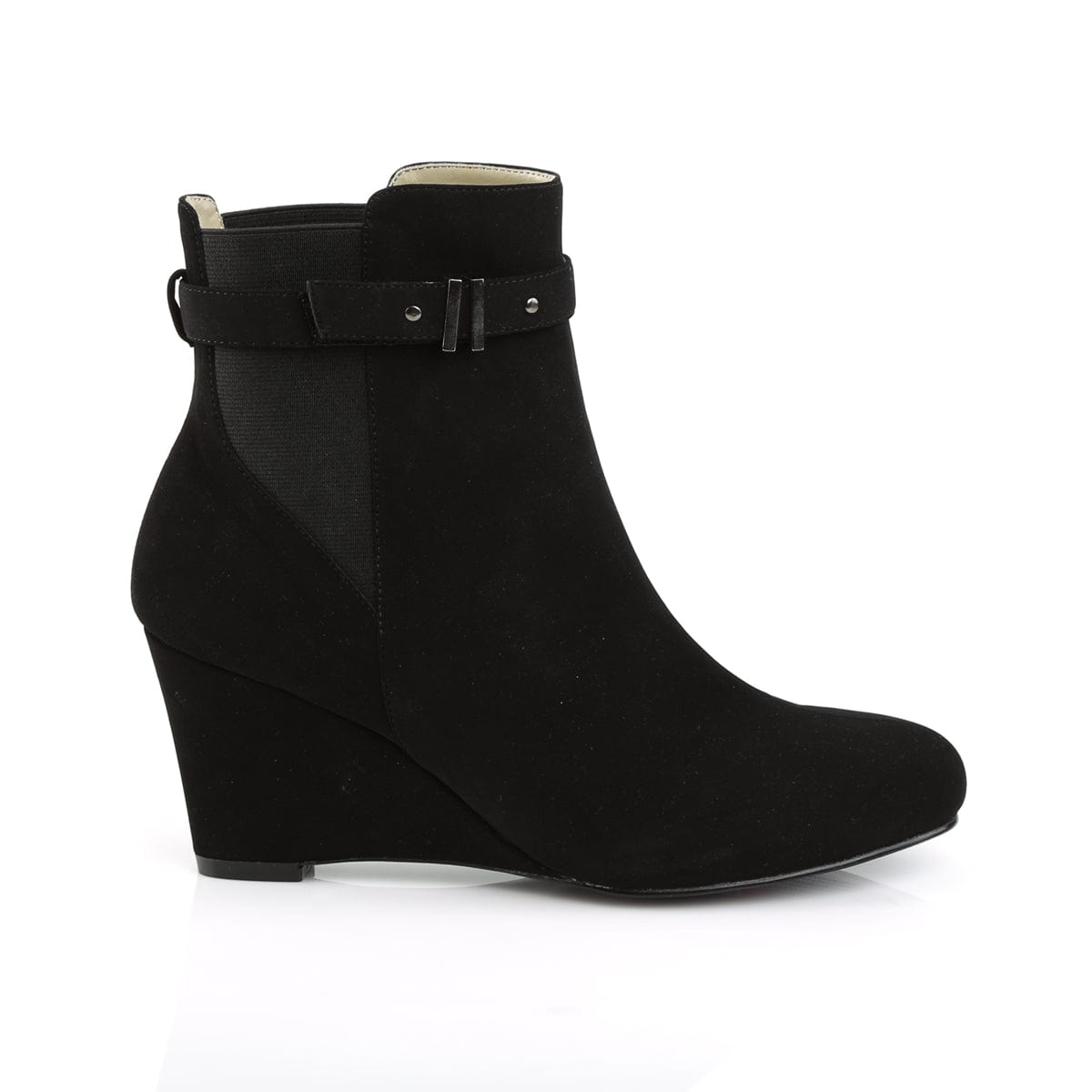 KIMBERLY-102 Black Nubuck Suede CURRENT Pleaser Pink Label US Size (Women's): 9