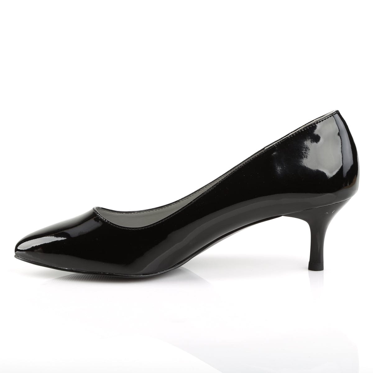 KITTEN-01 Black Patent CURRENT Pleaser Pink Label US Size (Women's): 9