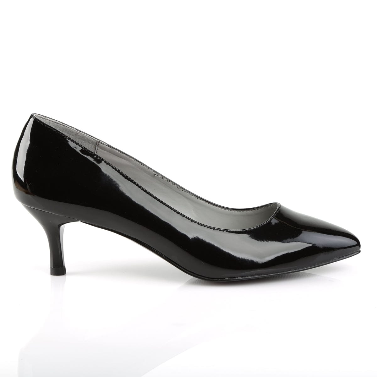 KITTEN-01 Black Patent CURRENT Pleaser Pink Label US Size (Women's): 9