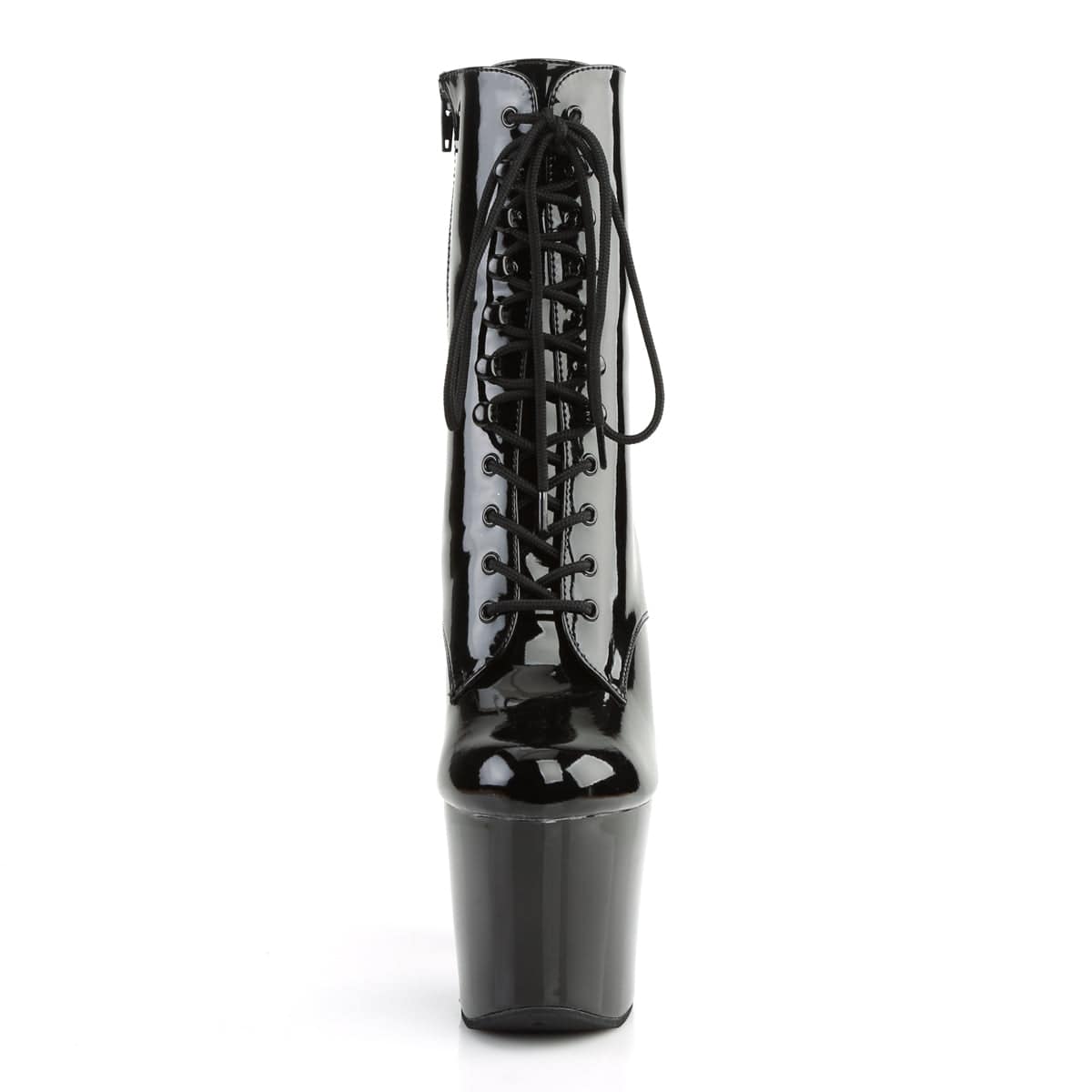 RADIANT-1020 Black Patent/Black Ankle Boot Pleaser US Size (Women's): 5