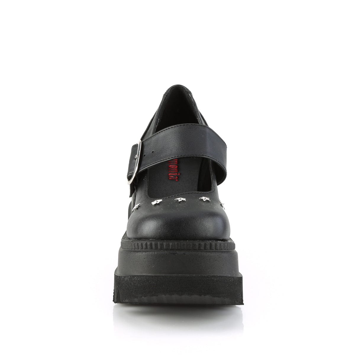 SHAKER-23 Black Vegan Leather Mary Janes Demonia US Size (Women's): 6