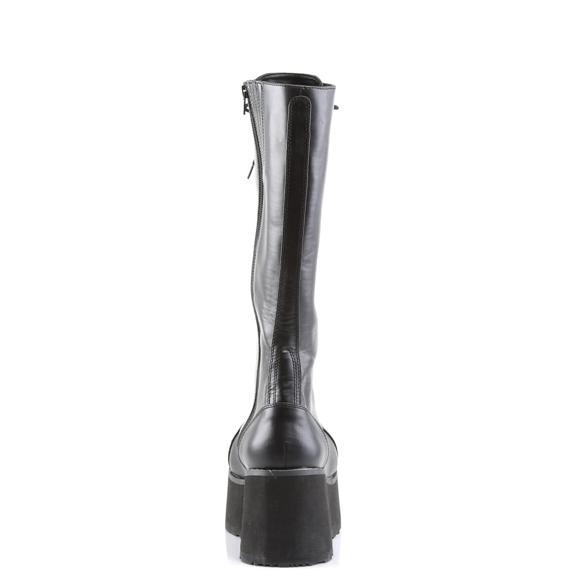 TRASHVILLE-502 Black Vegan Leather Knee Boot Demonia US Size (Unisex/Men's): 4