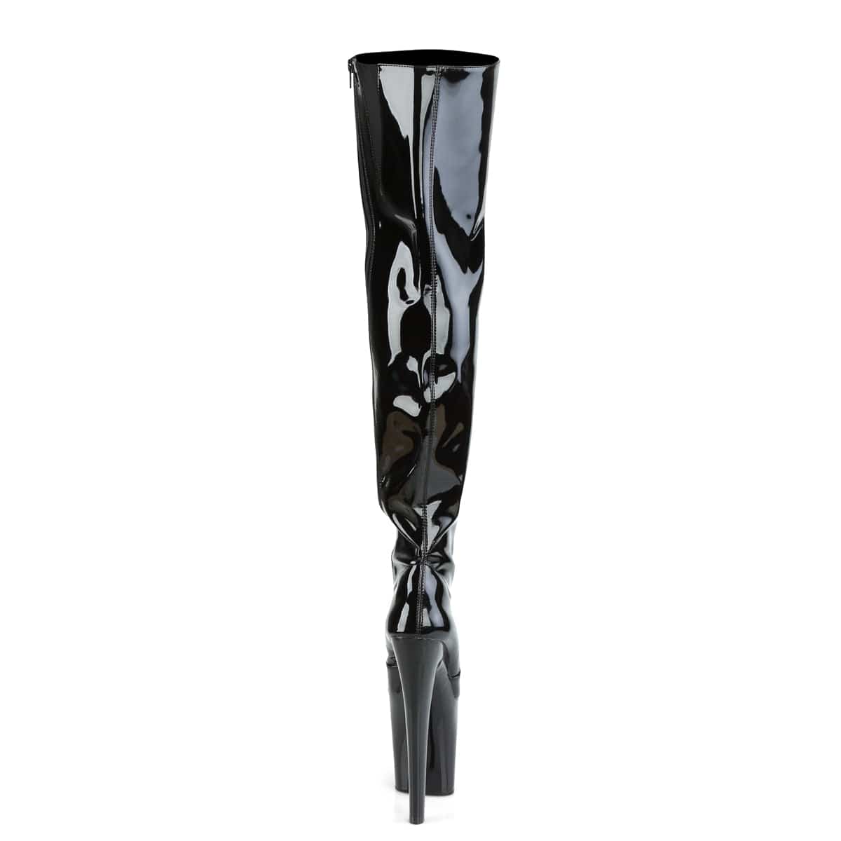 XTREME-3010 Black Patent/Black Boot Pleaser US Size (Women's): 6