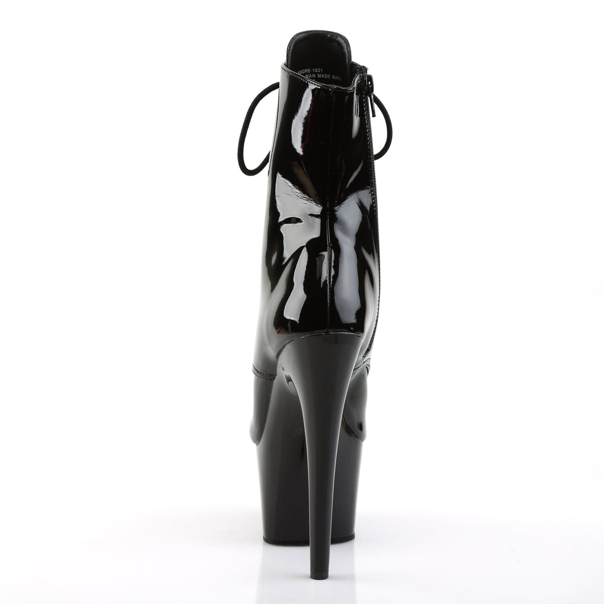 ADORE-1021 Black Patent/Black Ankle Boot Pleaser US Size (Women's): 5