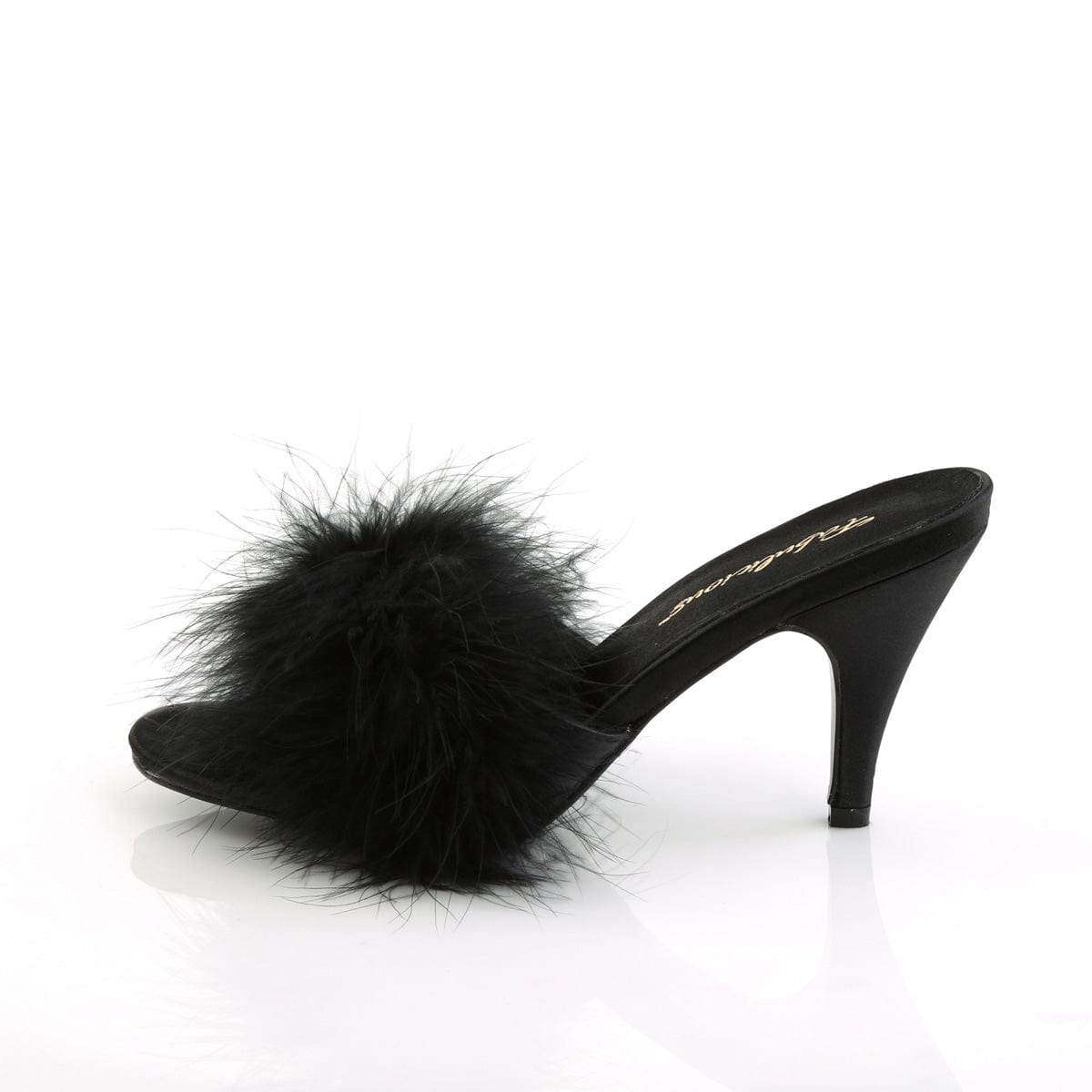 AMOUR-03 Black Pu-Fur CURRENT Fabulicious US Size (Women's): 5