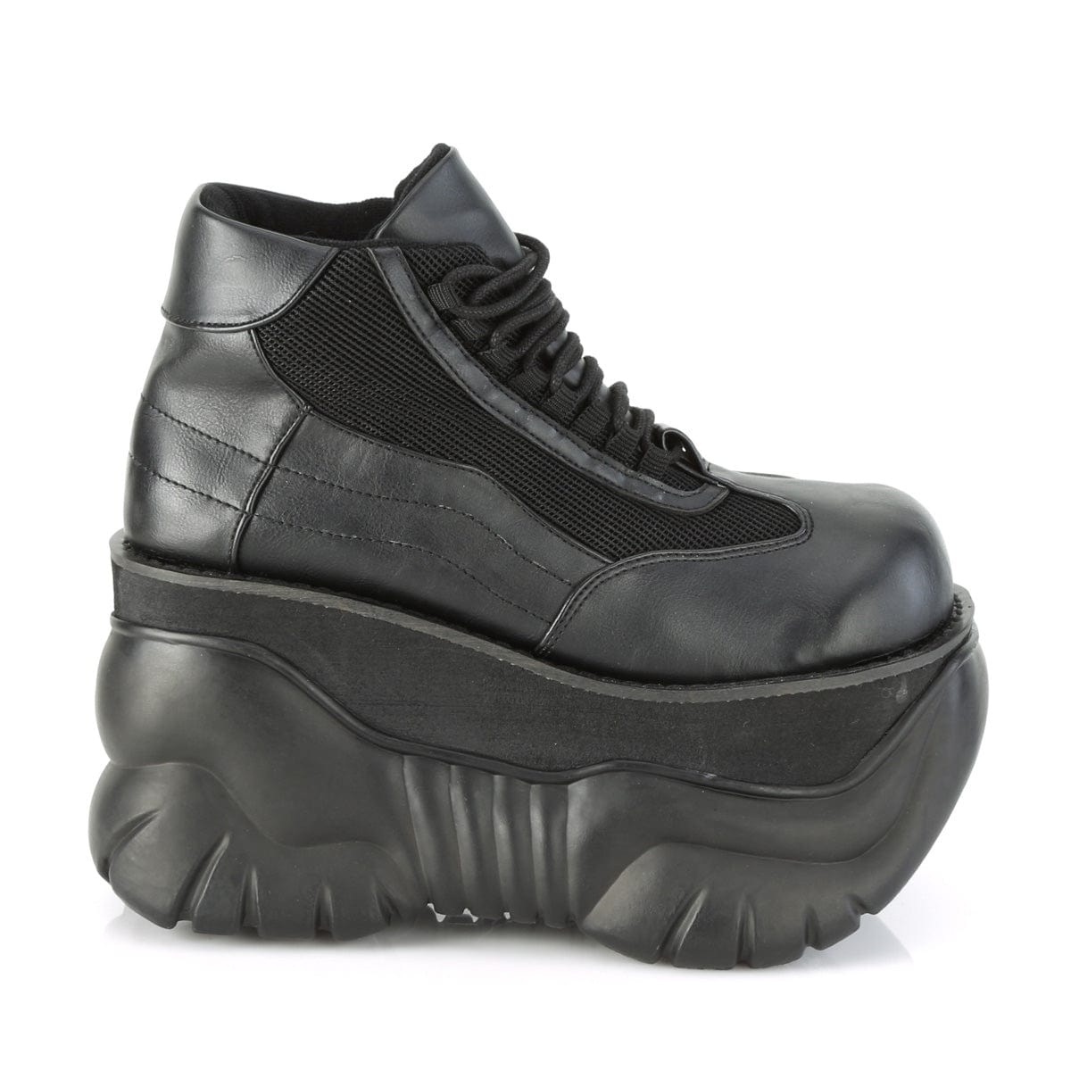 BOXER-01 Black Vegan Leather Demonia US Size (Unisex/Men's): 5