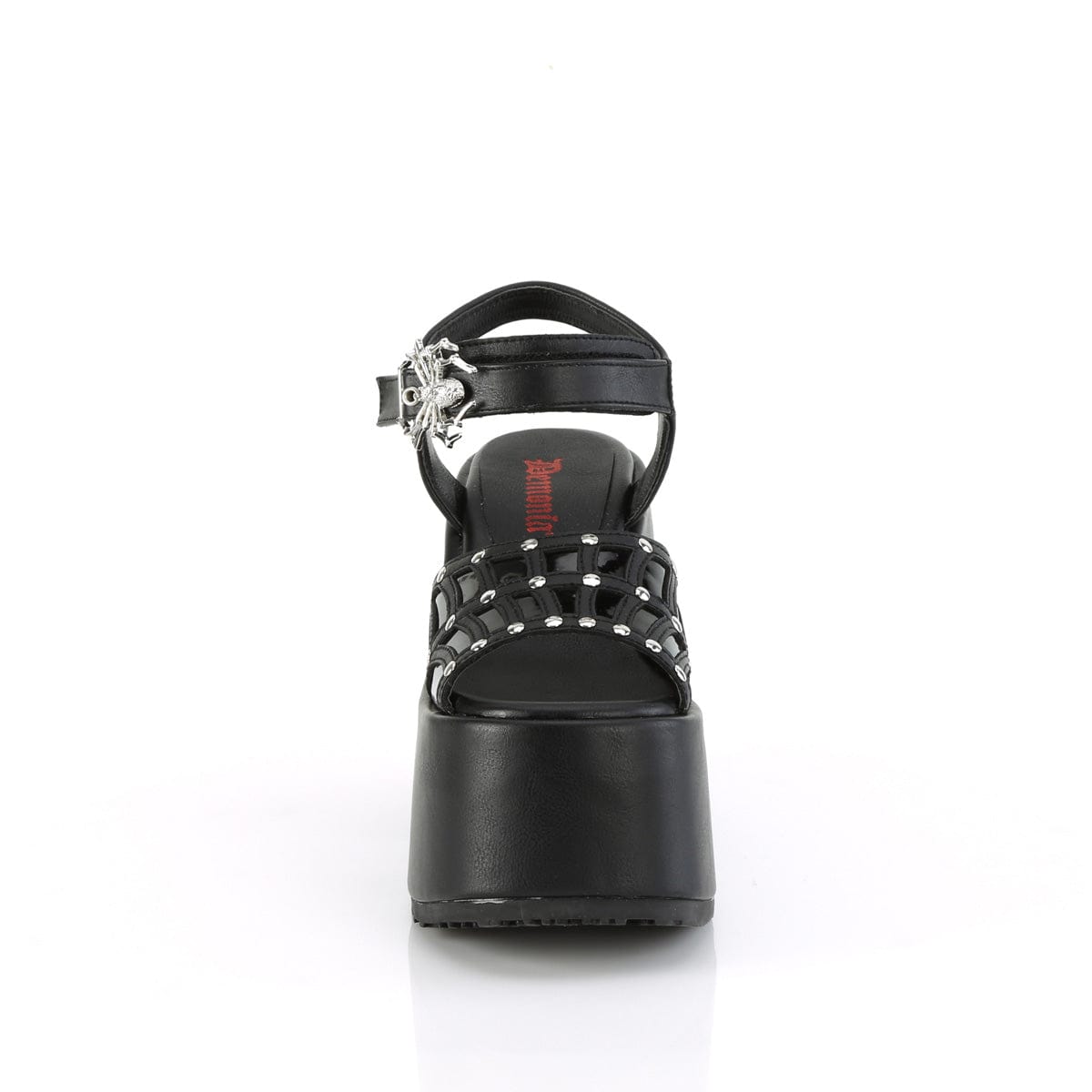 CAMEL-17 Black Vegan Leather Demonia US Size (Women's): 6