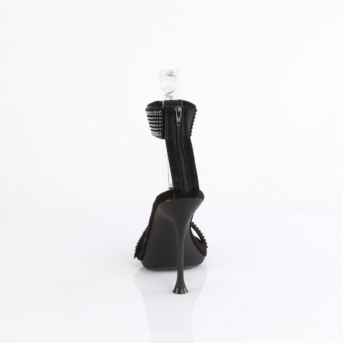 CUPID-440 Black Faux Leather-Rhinestones/Black Fabulicious US Size (Women's): 5