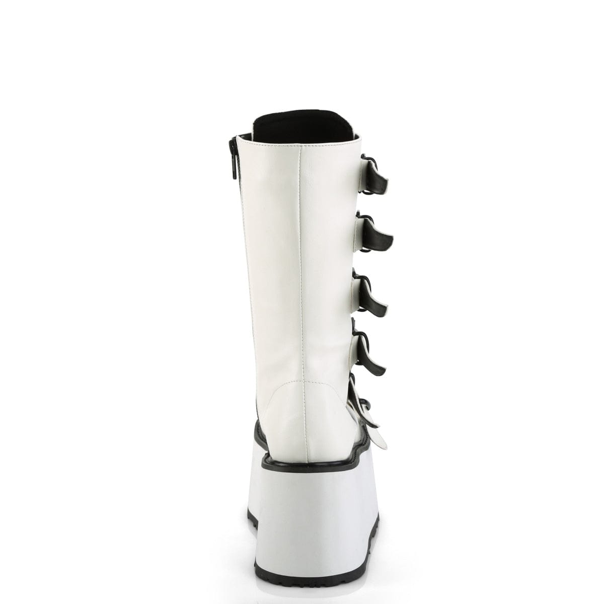DAMNED-225 White Vegan Leather Demonia US Size (Women's): 6