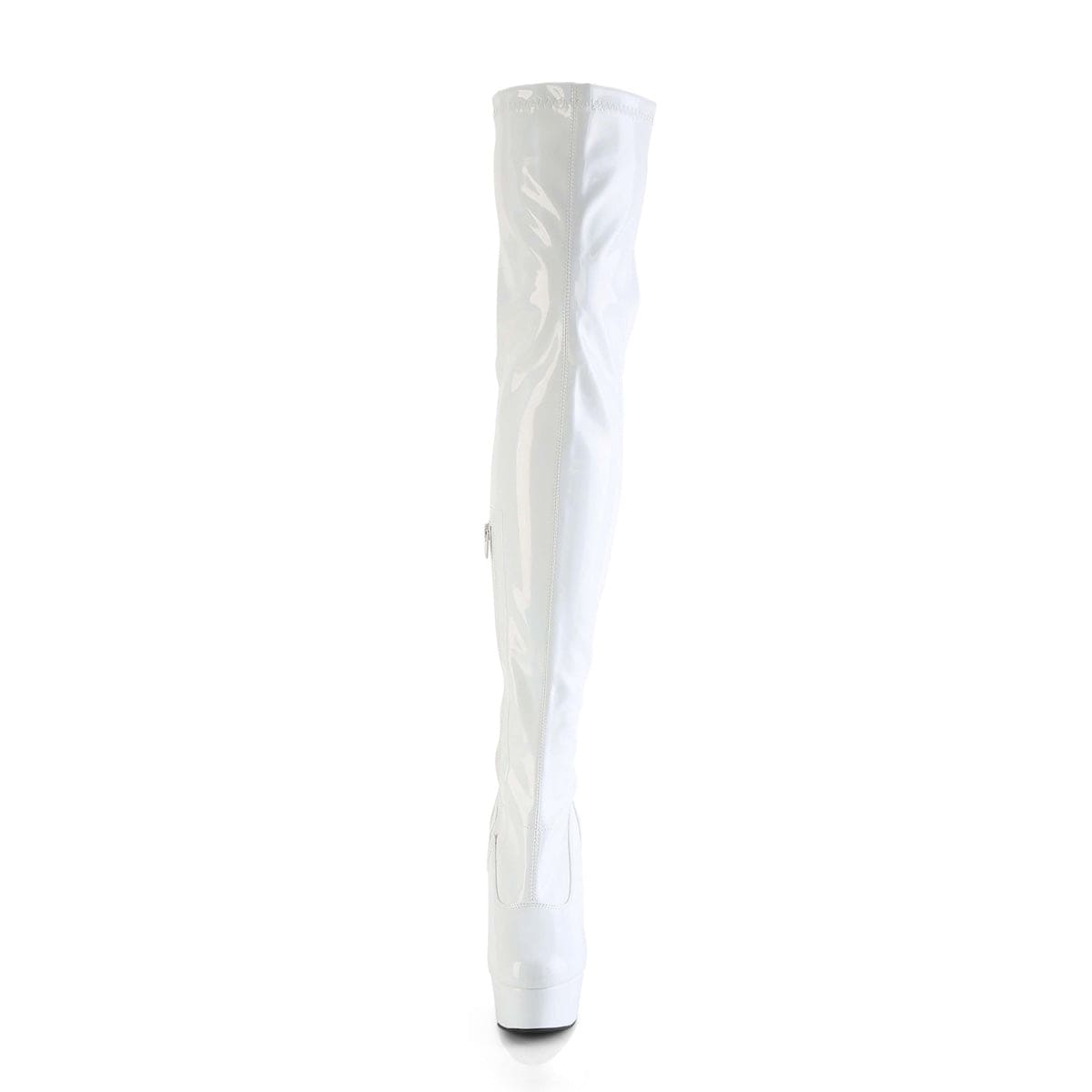 DELIGHT-3000HWR White Hologram Patent/M Pleaser US Size (Women's): 5