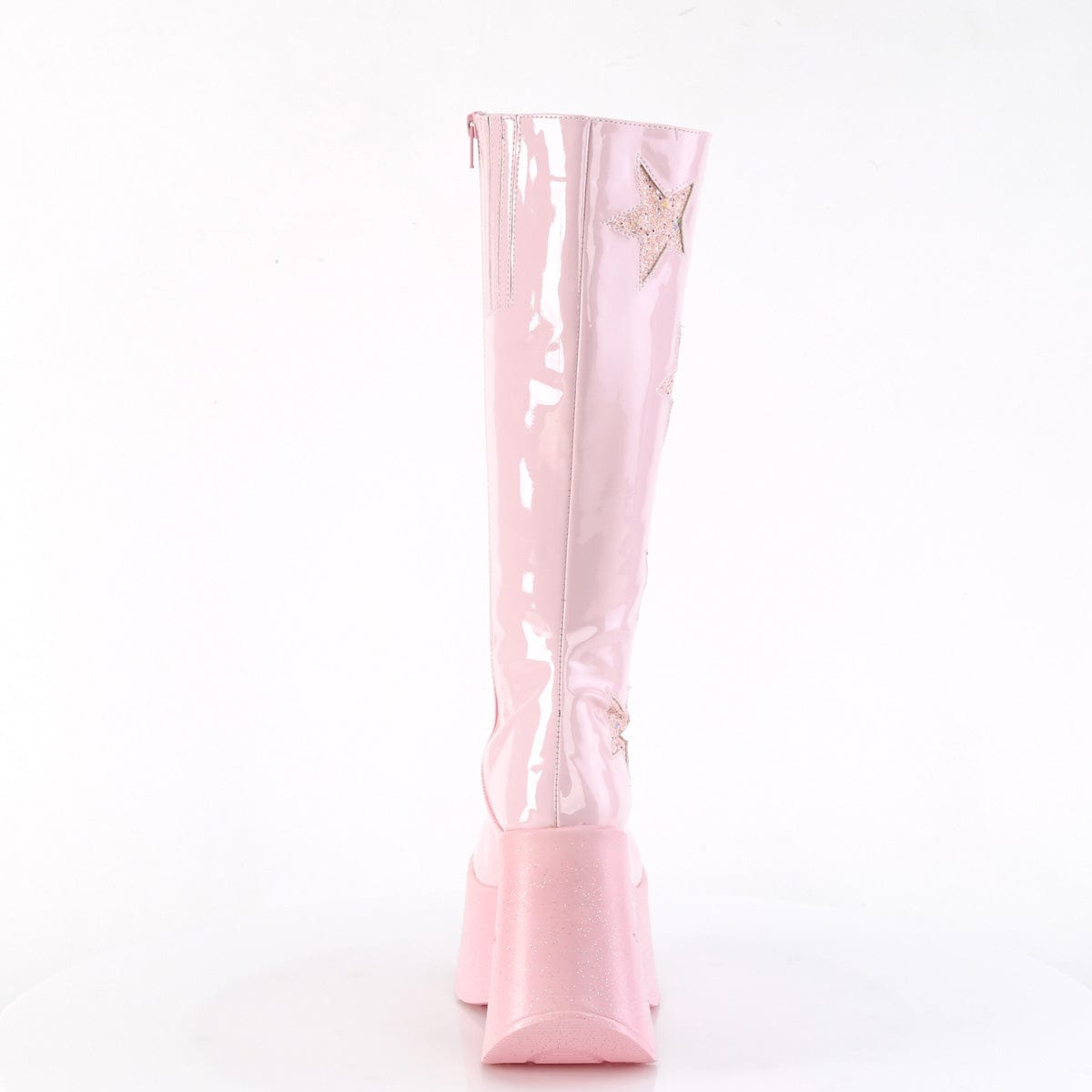 DYNAMITE-218 Baby Pink Patent -Baby Pink Multi Gliter Demonia US Size (Women's): 6