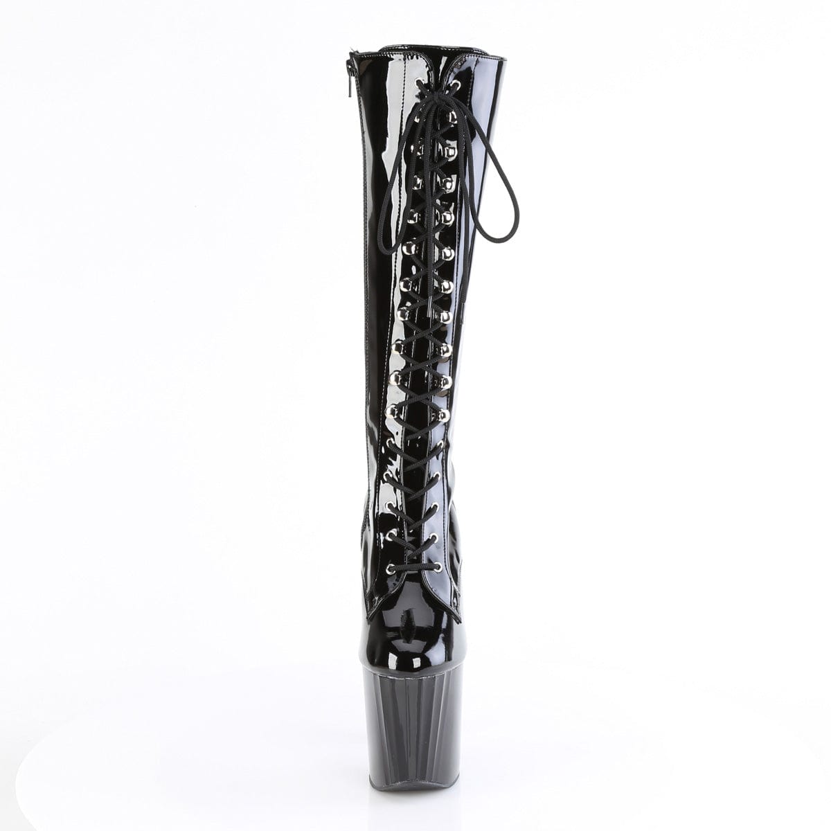 ENCHANT-2023 Black Stretch Patent/Black Pleaser US Size (Women's): 5