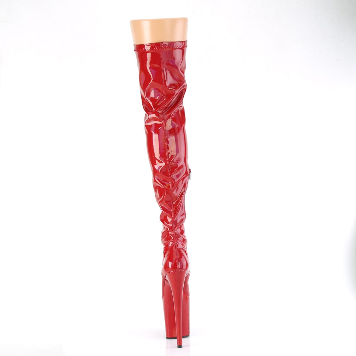 FLAMINGO-3000HWR Red Stretch Hologram/Red Hologram Pleaser US Size (Women's): 5