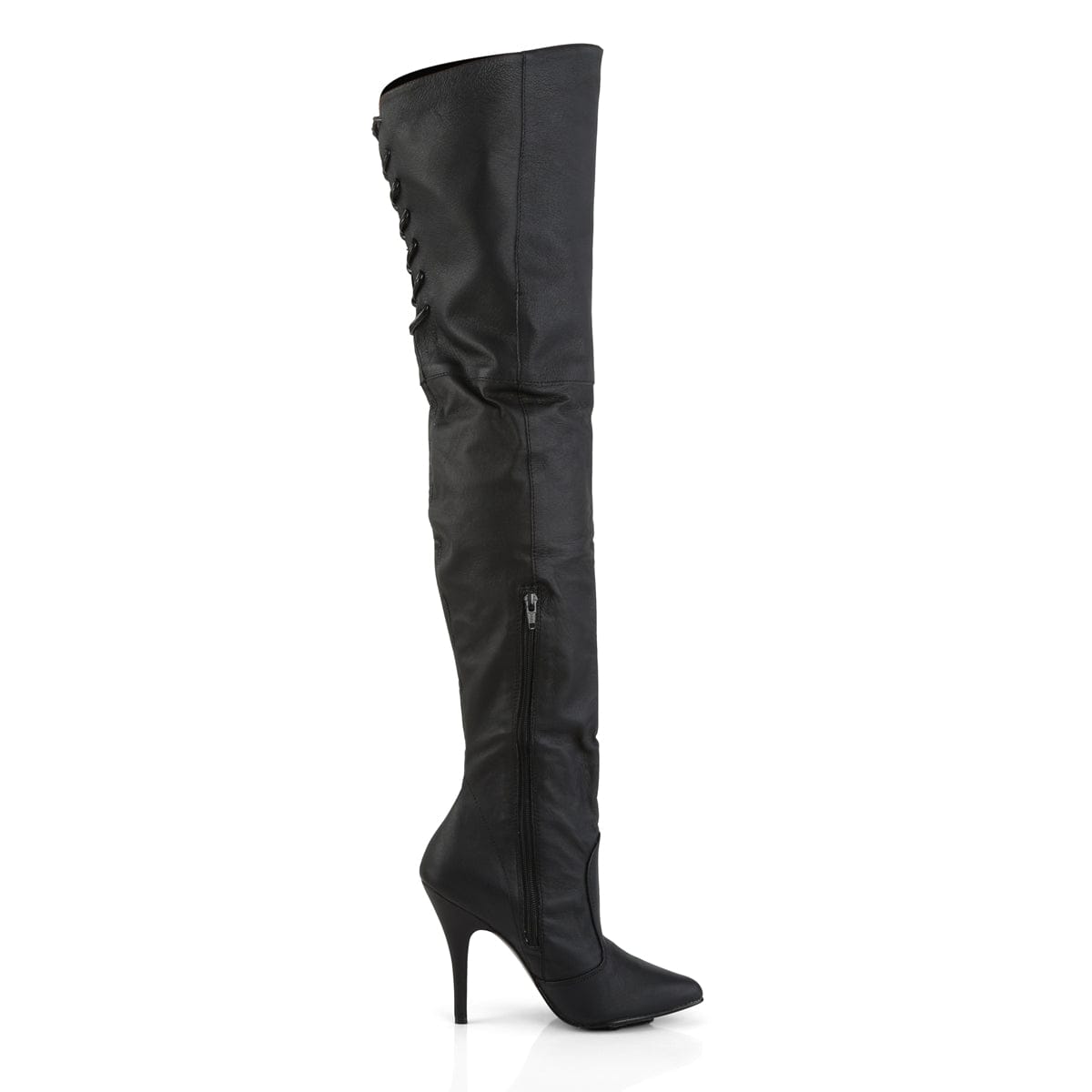 LEGEND-8899 Black Leather (P) Thigh Boot Pleaser US Size (Women's): 10