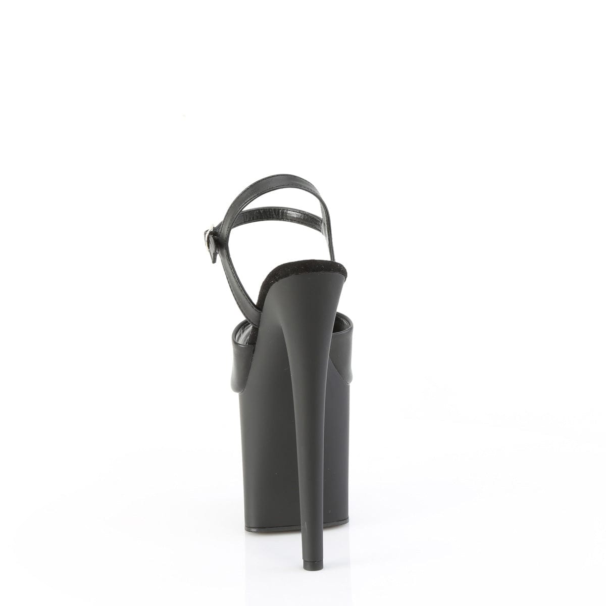 NAUGHTY-809 Black Faux Leather/Black Matte Pleaser US Size (Women's): 5