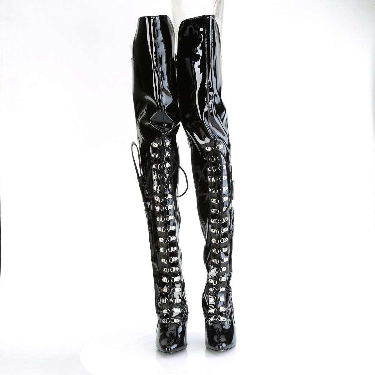 SEDUCE-3082 Black Stretch Patent Pleaser US Size (Women's): 6