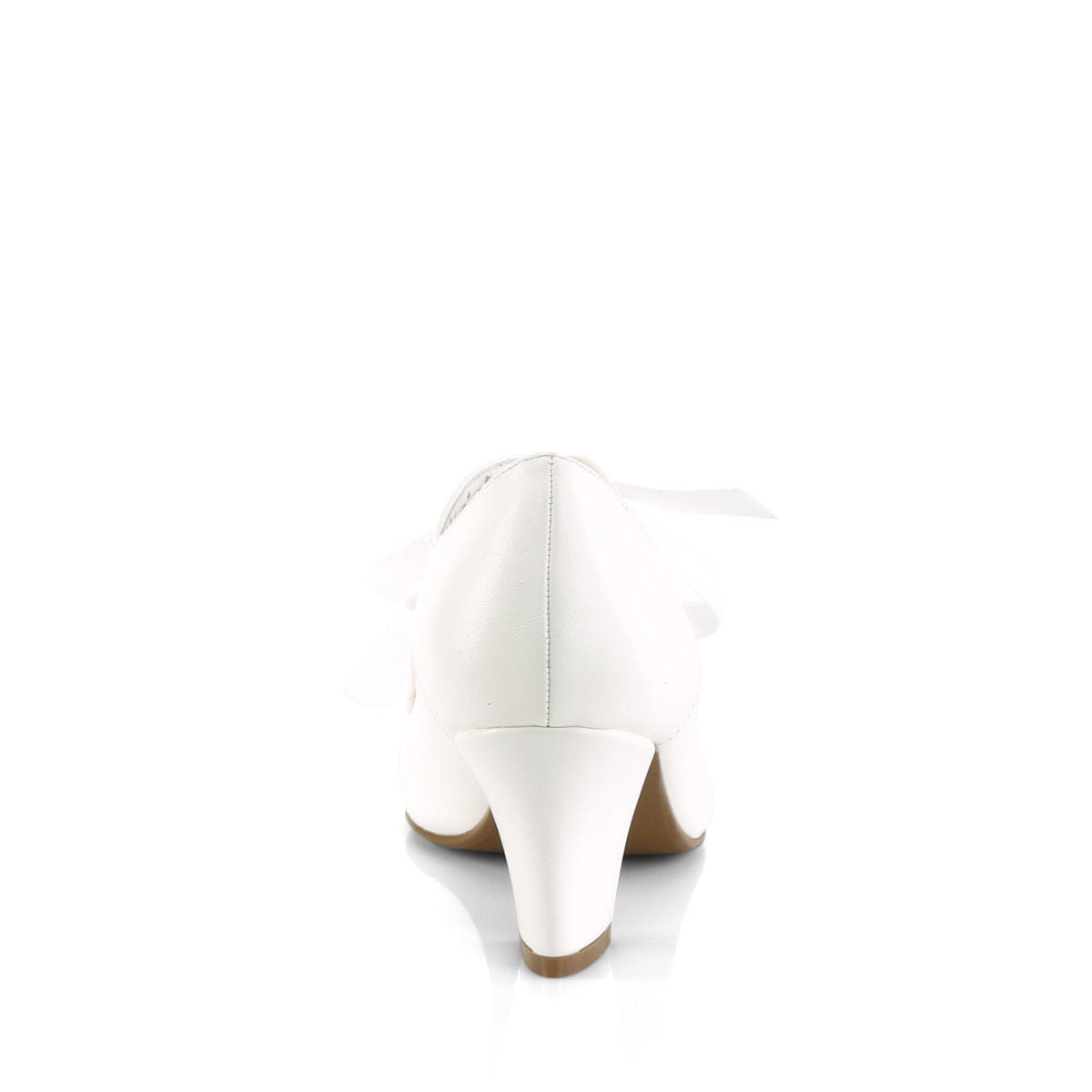 WIGGLE-32 White Faux Leather Pin Up Couture US Size (Women's): 5