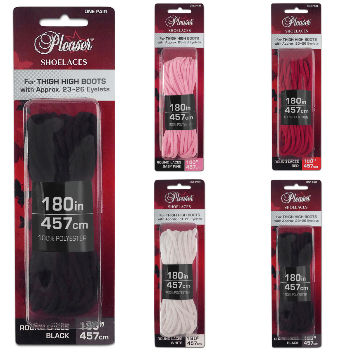 Pleaser Boot Shoe Laces