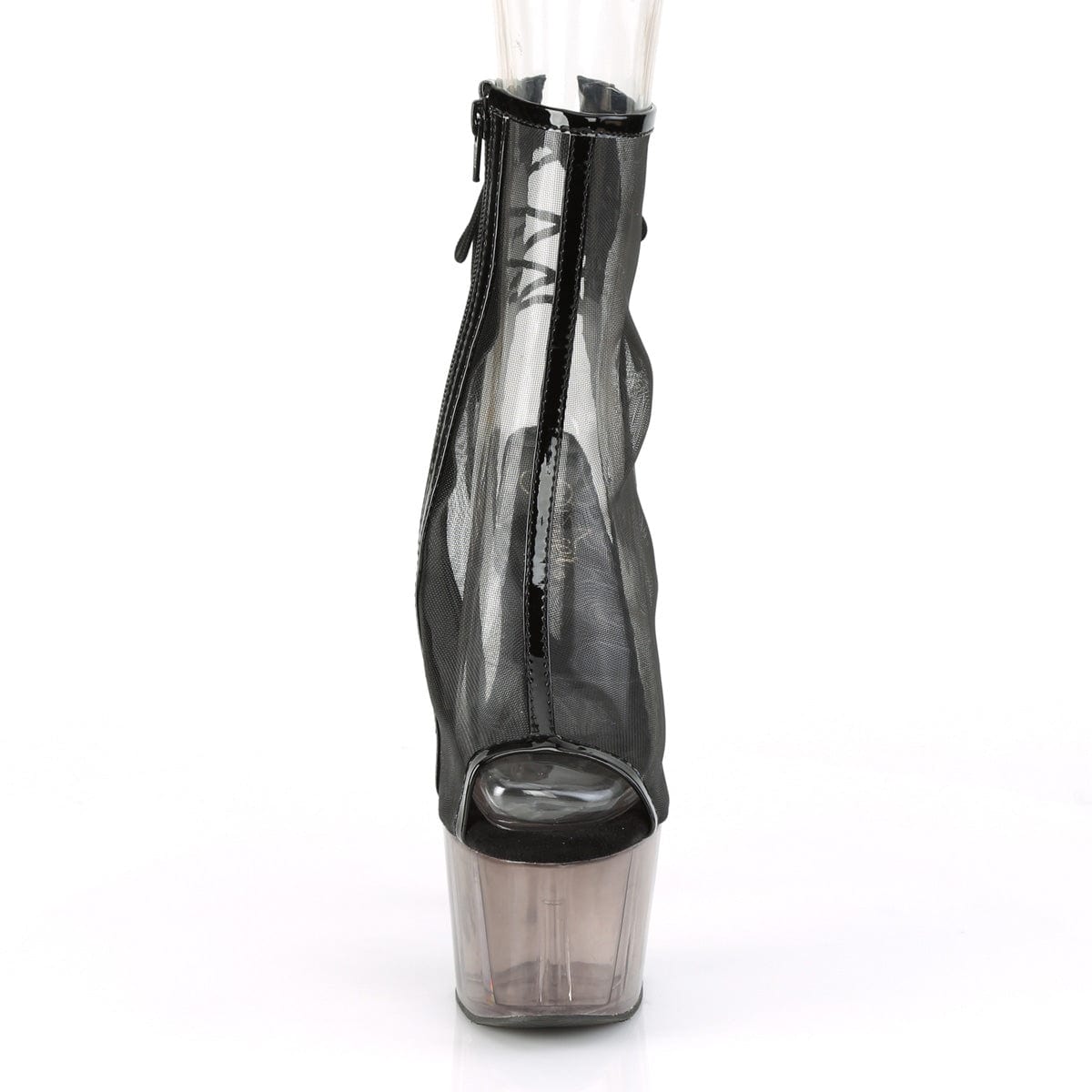 ADORE-1018MSHT Black Patent -Mesh/Smoke Tinted