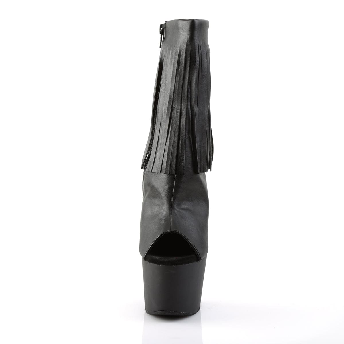 ADORE-1019 Black Faux Leather/Black Matte