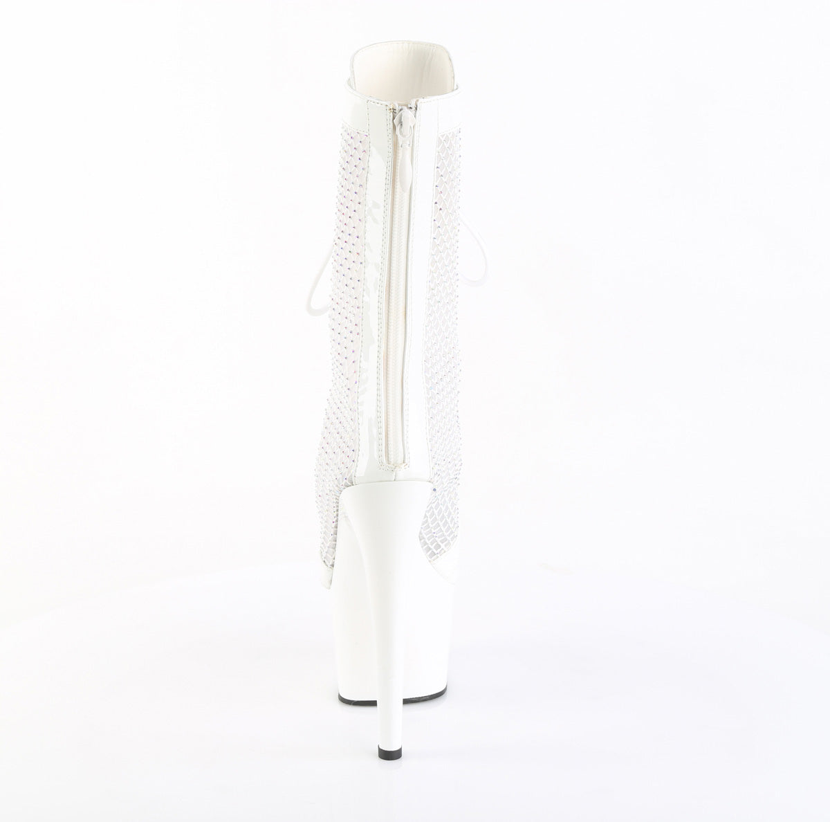 ADORE-1048RSNT Wht Pat-Mesh-Rhinestone/Wht
