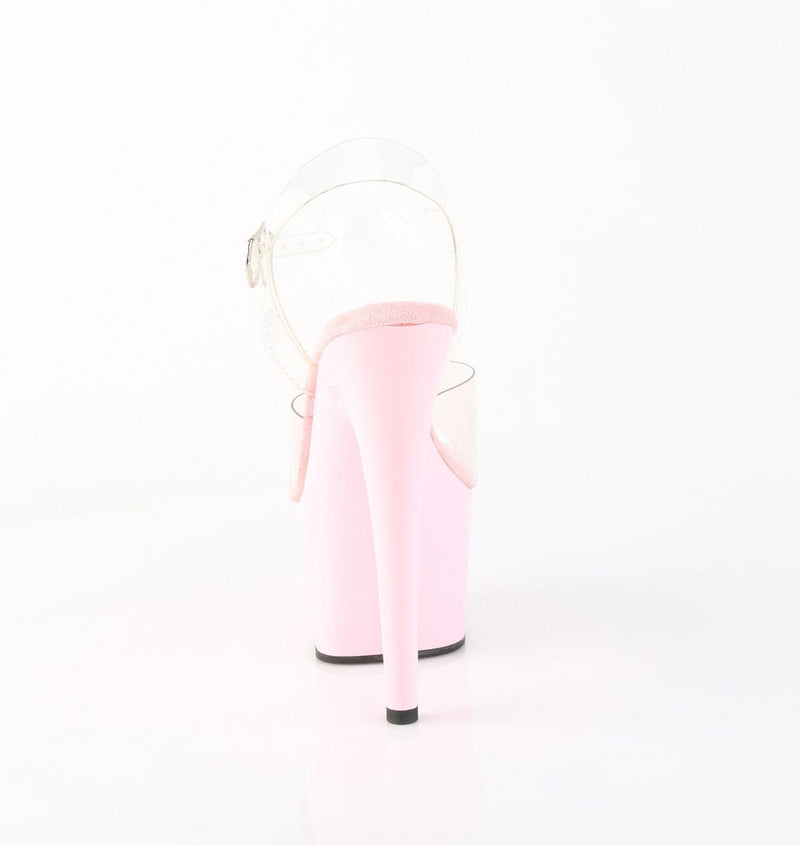 ADORE-708 Clear/Baby Pink