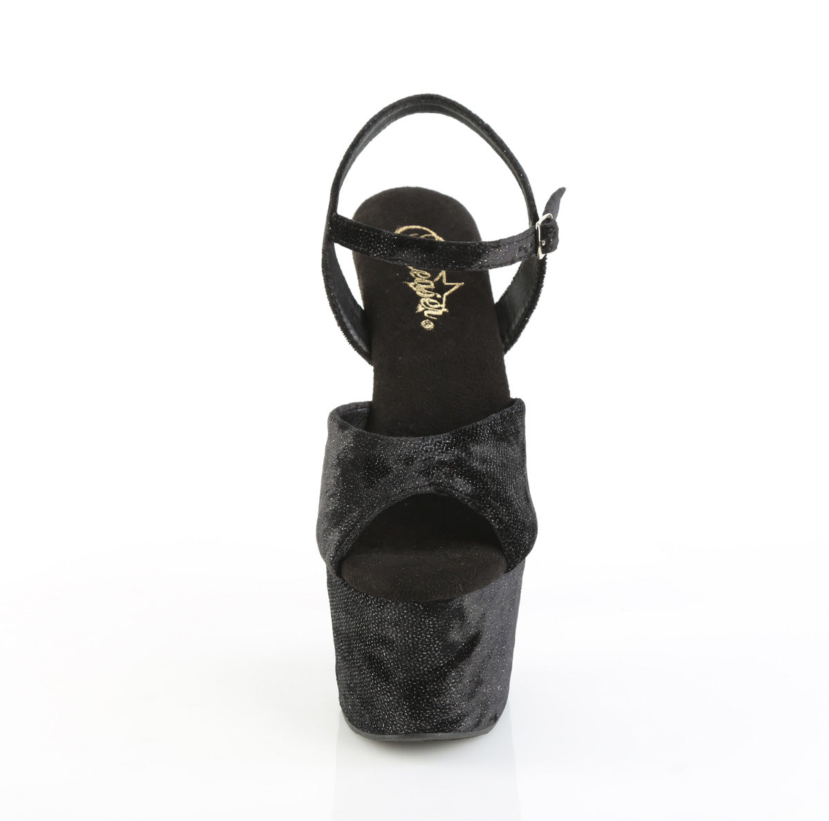 ADORE-709WR Black Shimmering Fabric/Black