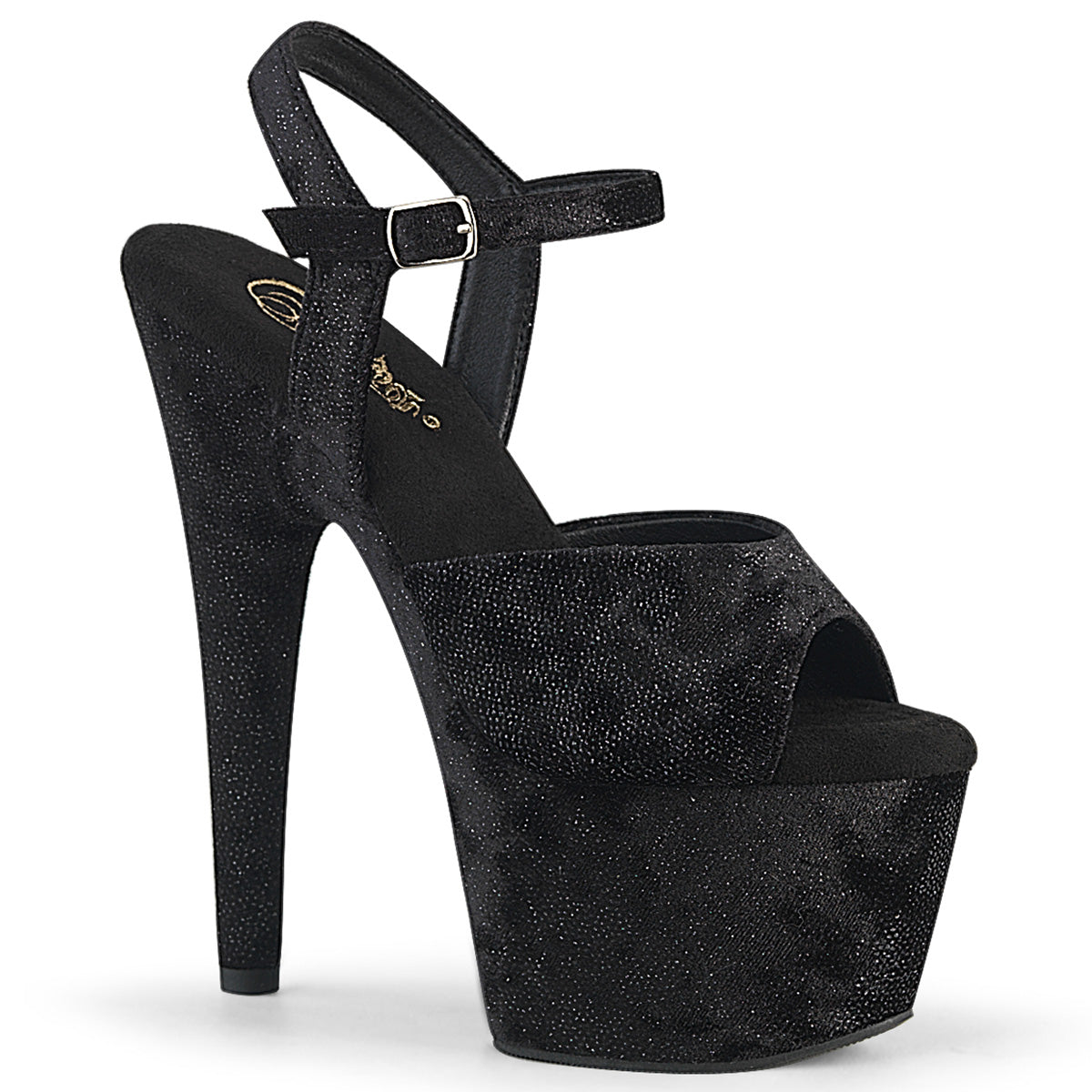 ADORE-709WR Black Shimmering Fabric/Black