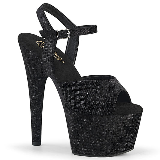 ADORE-709WR Black Shimmering Fabric/Black