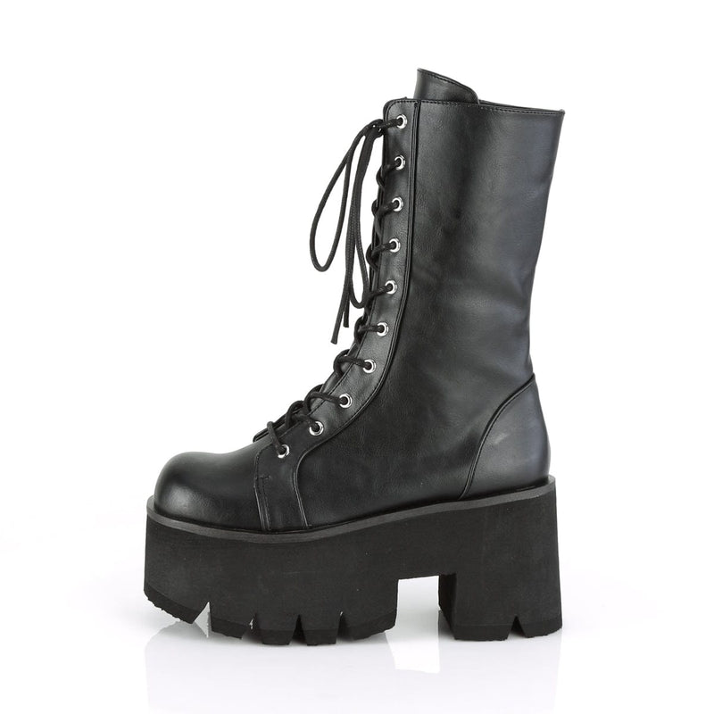 ASHES-105 Black Vegan Leather